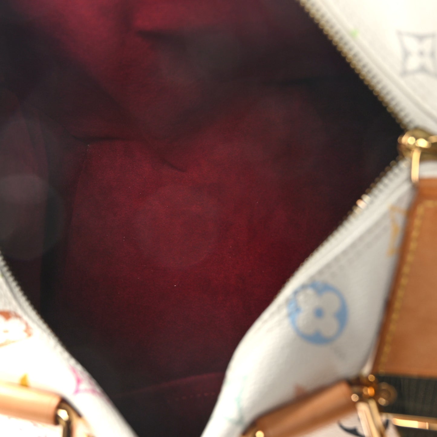 Monogram Multicolor Speedy 30 White