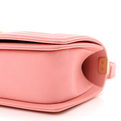 Chanel Caviar Quilted Medium Boy Flap Pink 10 of 10