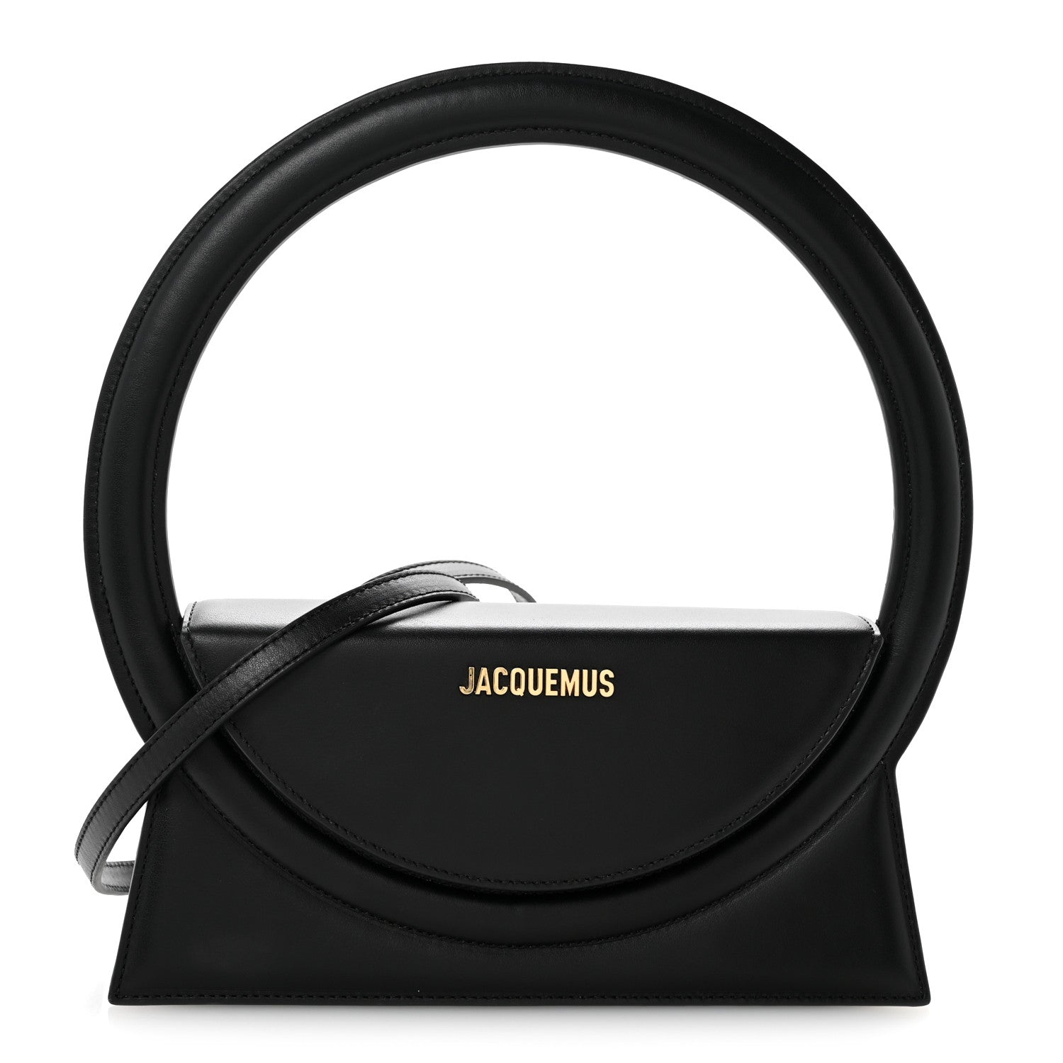 Jacquemus Smooth Calfskin Le Sac Rond Black 1 of 13