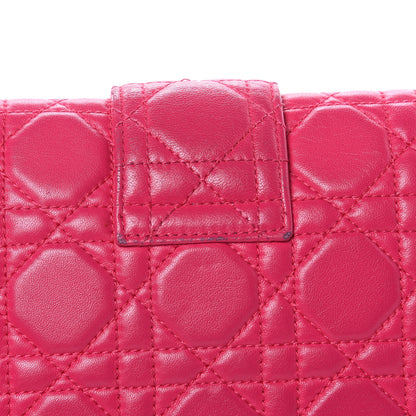 Christian Dior Lambskin Cannage New Lock Pouch Fuchsia 16 of 17