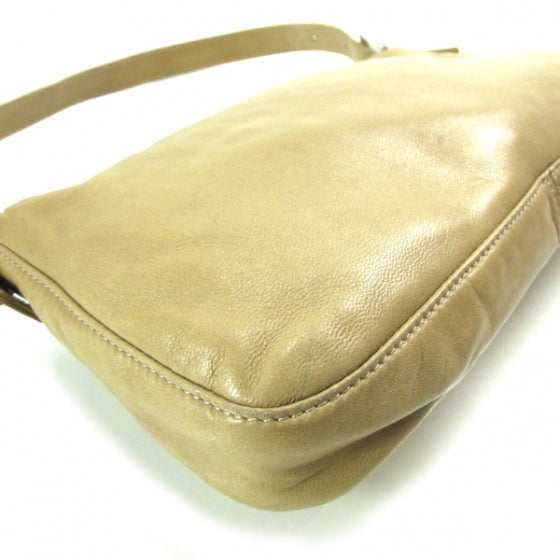 Leather Baguette Tan