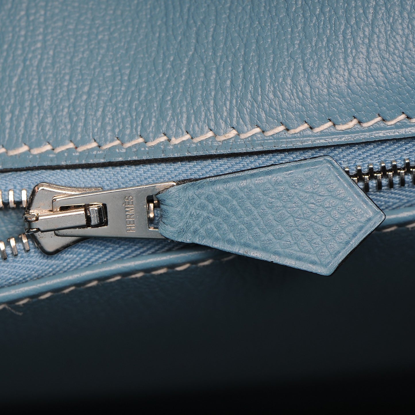 Epsom Birkin 35 Blue Jean