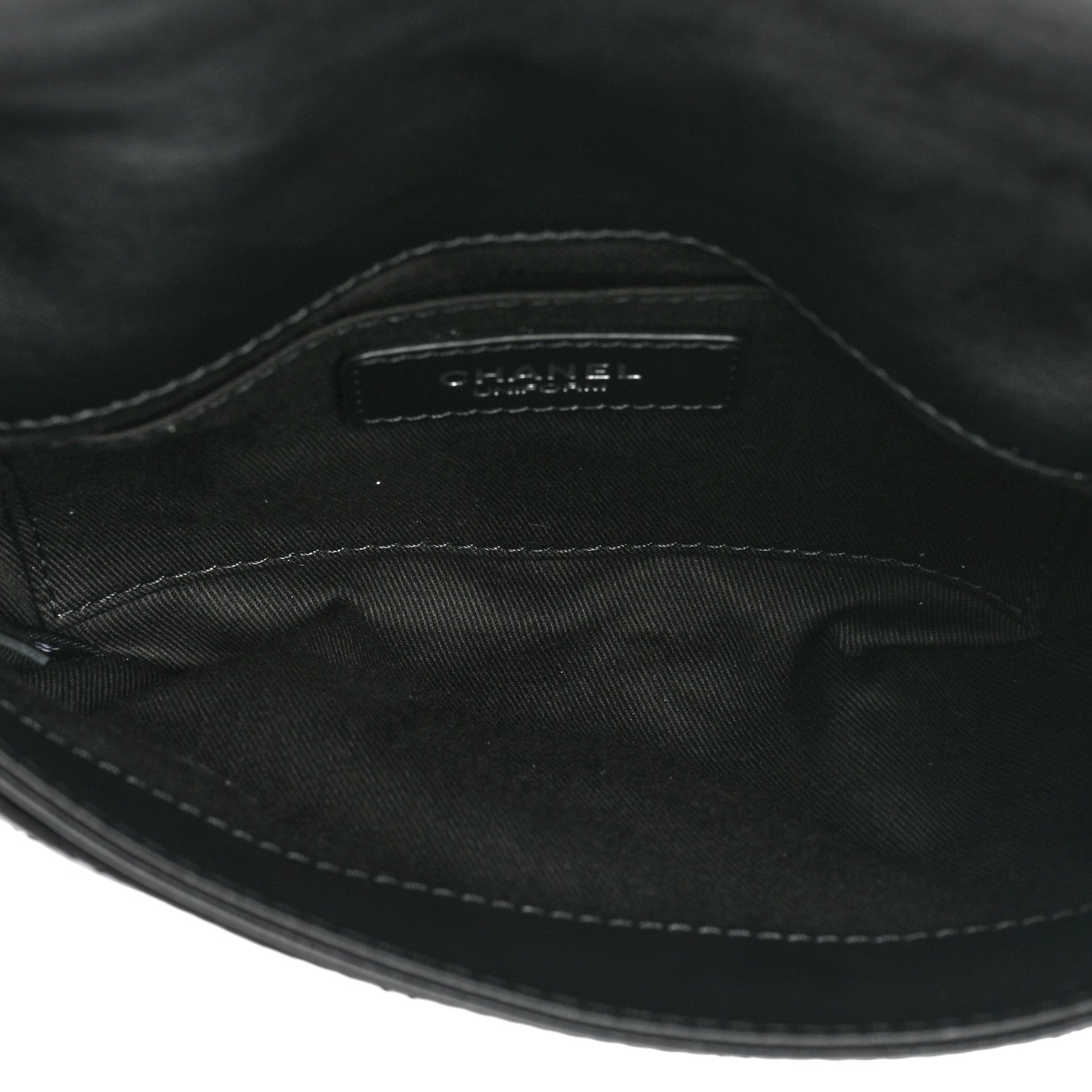 Chanel Calfskin Quilted CC Uniform Flap Belt Bag Black 4 of 8