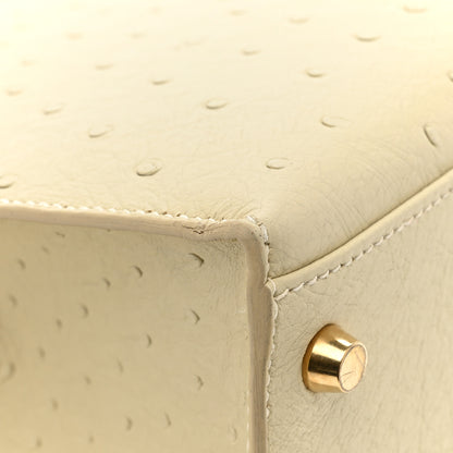 Hermes Ostrich Kelly Sellier 32 11 of 12