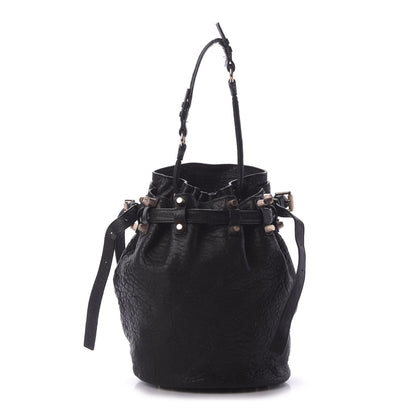 Alexander Wang Pebbled Lambskin Diego Bucket Black Rose Gold Hardware 1 of 8