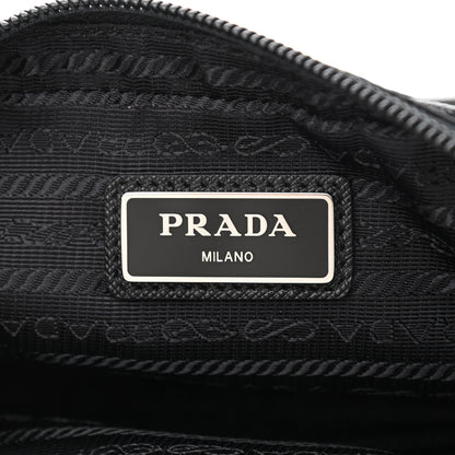 Prada Tessuto Nylon Saffiano Belt Bag Black 7 of 13