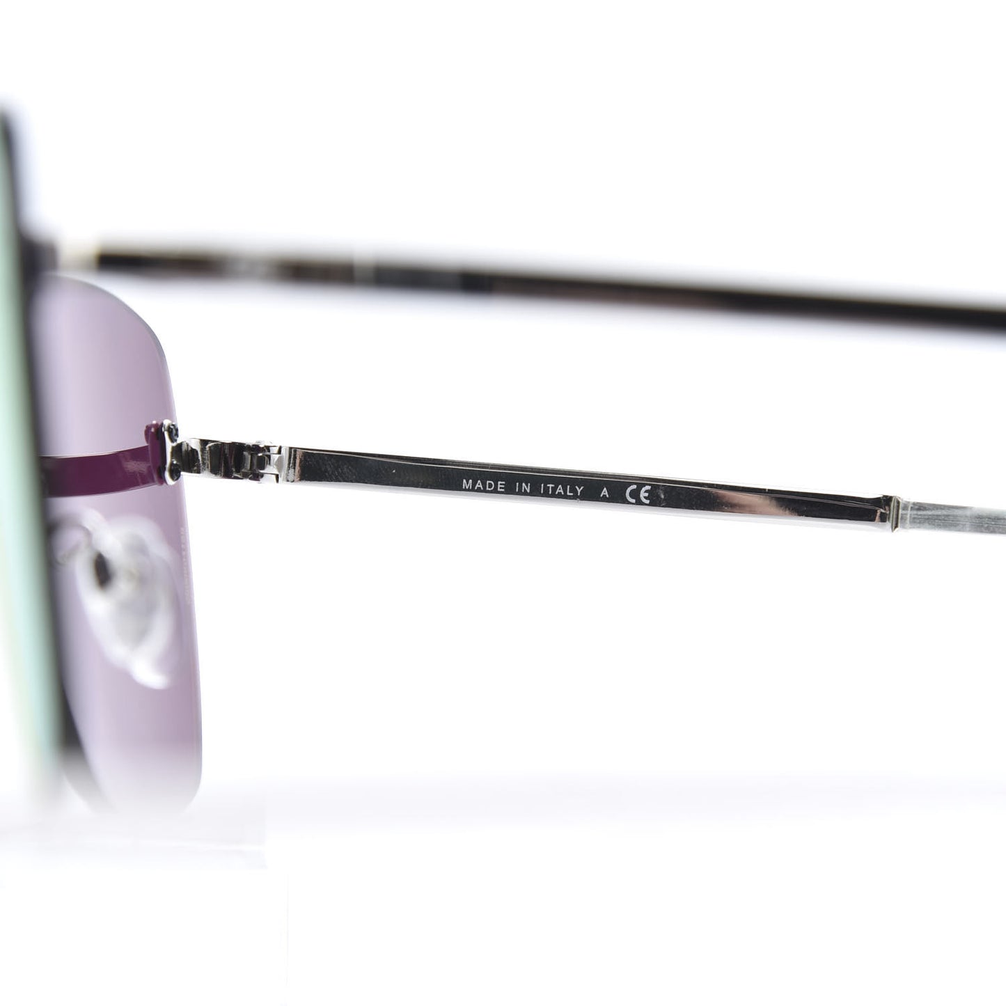 Shield Runway Sunglasses 4215 Silver Red