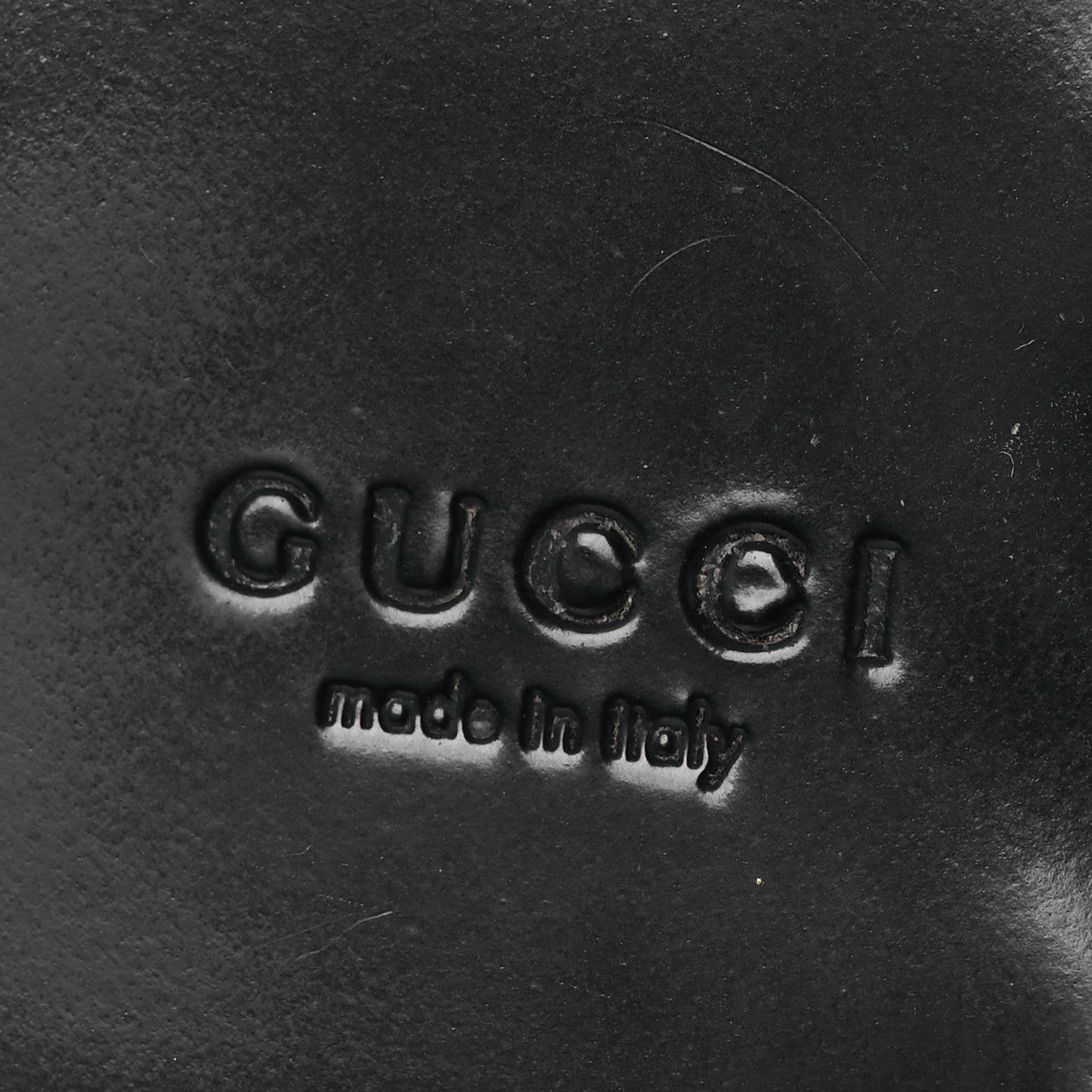 Gucci Calfskin GG Marmont Thong Sandals 36.5 Black 9 of 13