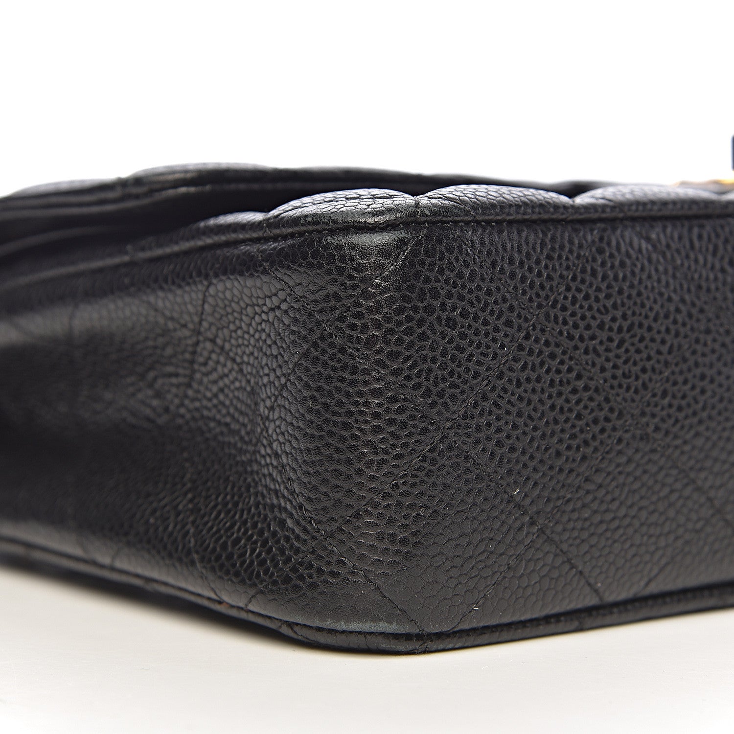 Chanel Caviar Quilted Medium Double Flap Black 15 of 17