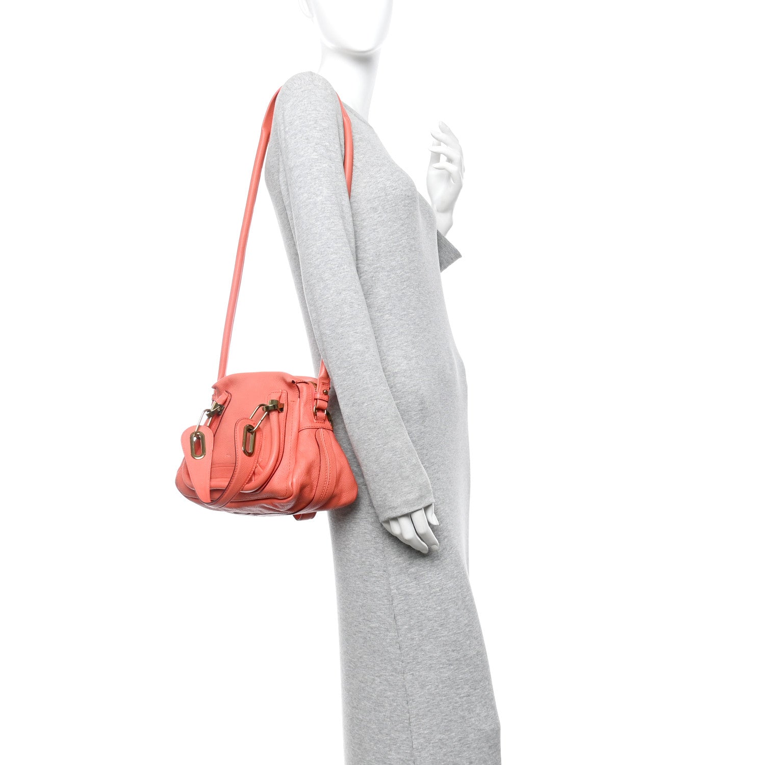 Chloe Calfskin Small Paraty Pink 2 of 13