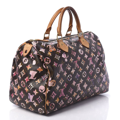 Louis Vuitton Watercolor Aquarelle Speedy 35 Brown 3 of 16