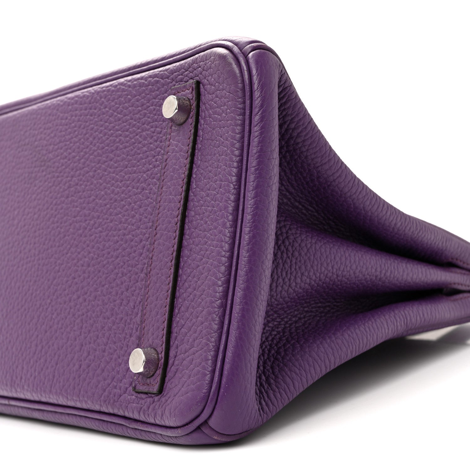 Hermes Taurillon Clemence Birkin 30 Ultraviolet 26 of 40