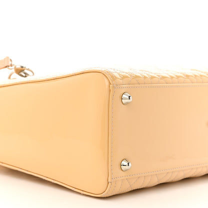 Christian Dior Patent Cannage Large Lady Dior Light Pink 9 of 14