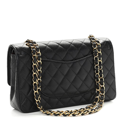 Chanel Caviar Quilted Medium Double Flap Black 3 of 11
