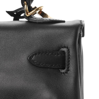 Hermes Swift Kelly Retourne 25 Black 32 of 34