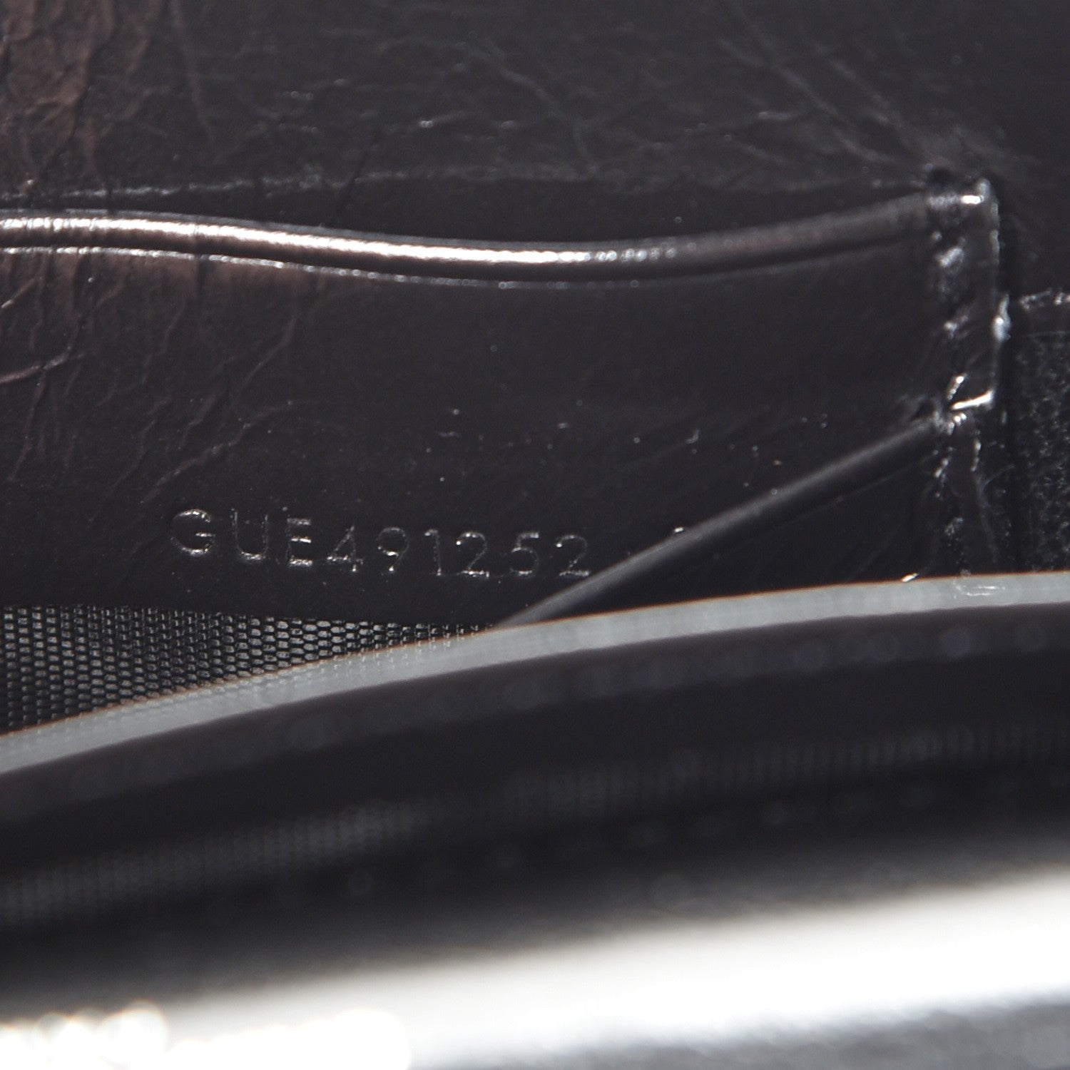 Saint Laurent Textured Patent Crystal Toy Kate Crossbody Black 7 of 7