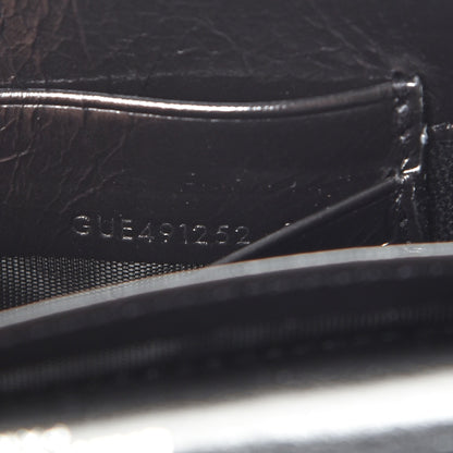Saint Laurent Textured Patent Crystal Toy Kate Crossbody Black 7 of 7