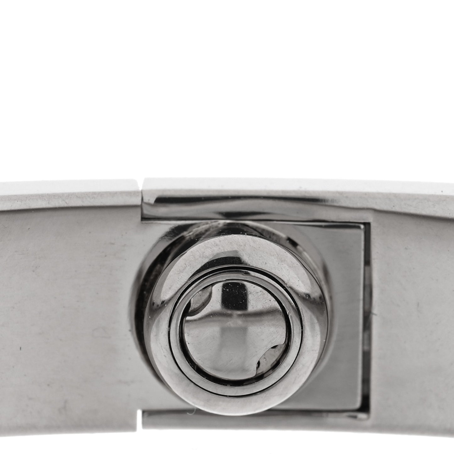 18K White Gold LOVE Bracelet 17