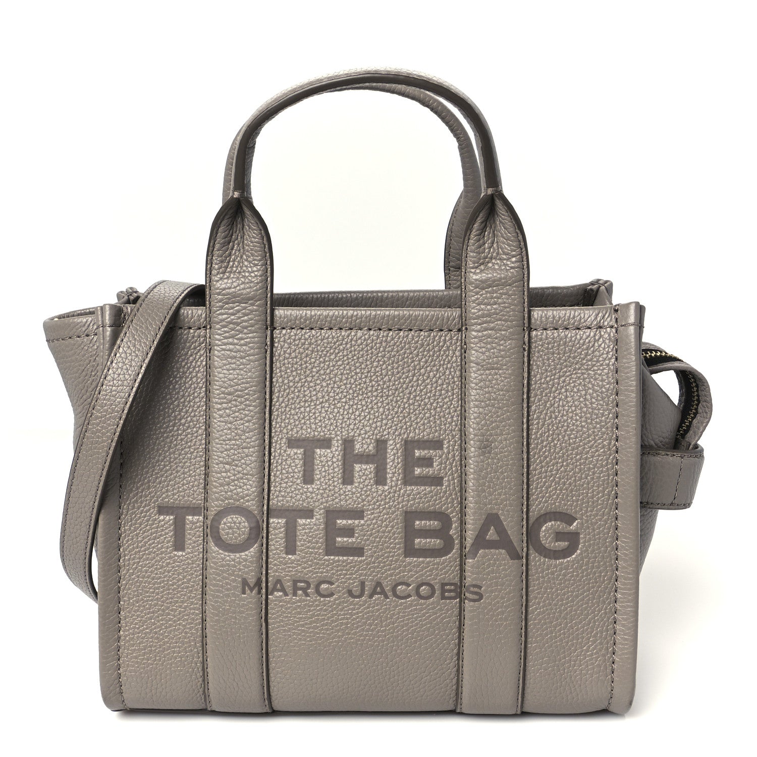 Marc Jacobs Grained Calfskin Small The Tote Bag Cement 1 of 11