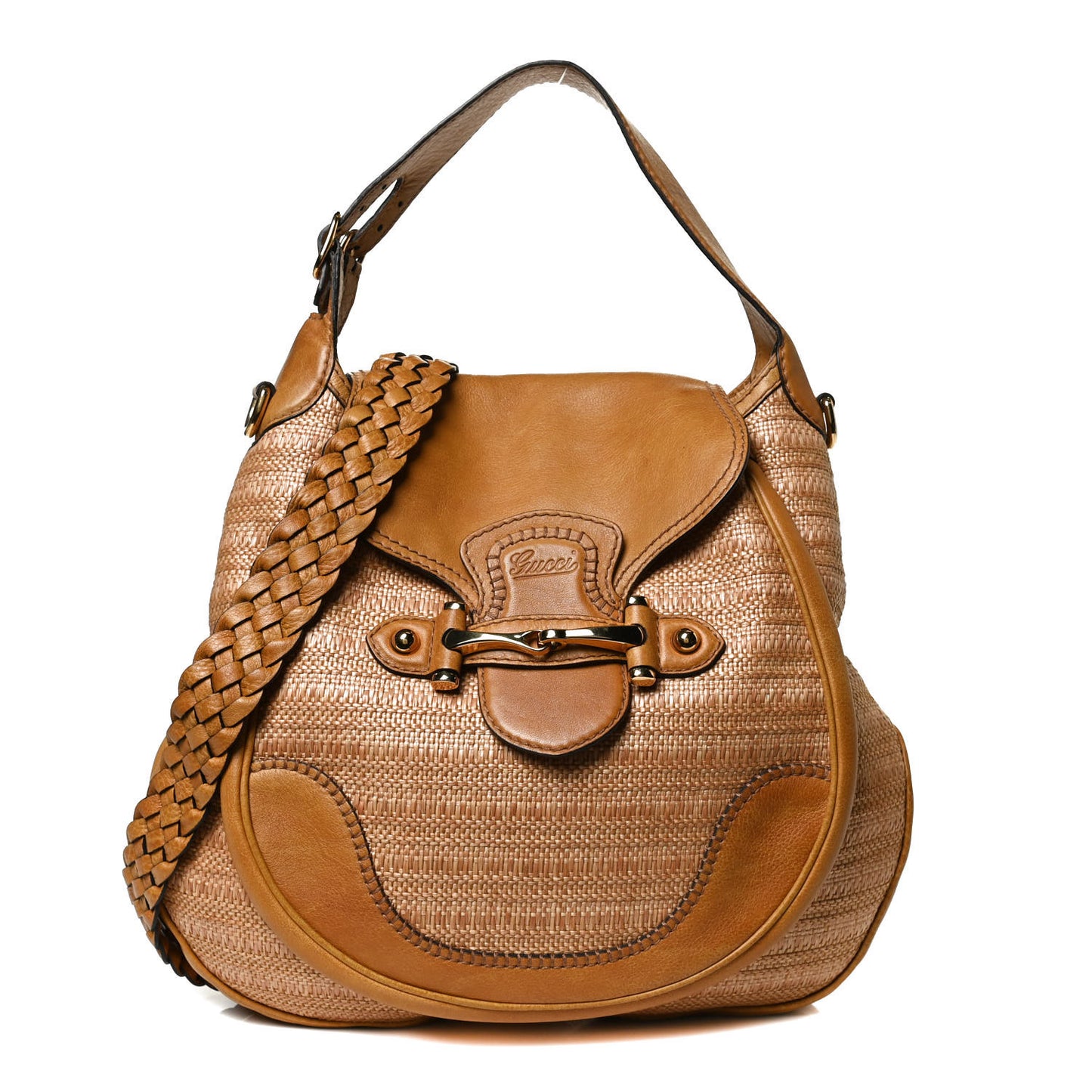 Libeccio Raffia Large New Pelham Shoulder Bag Light Brown