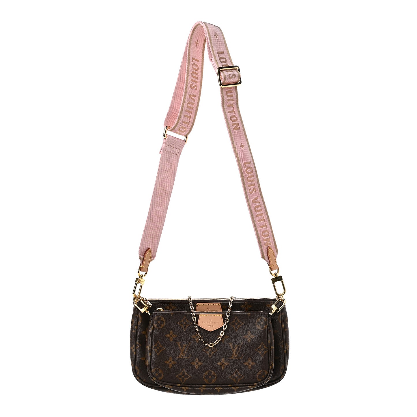 Monogram Multi Pochette Accessories Rose Clair