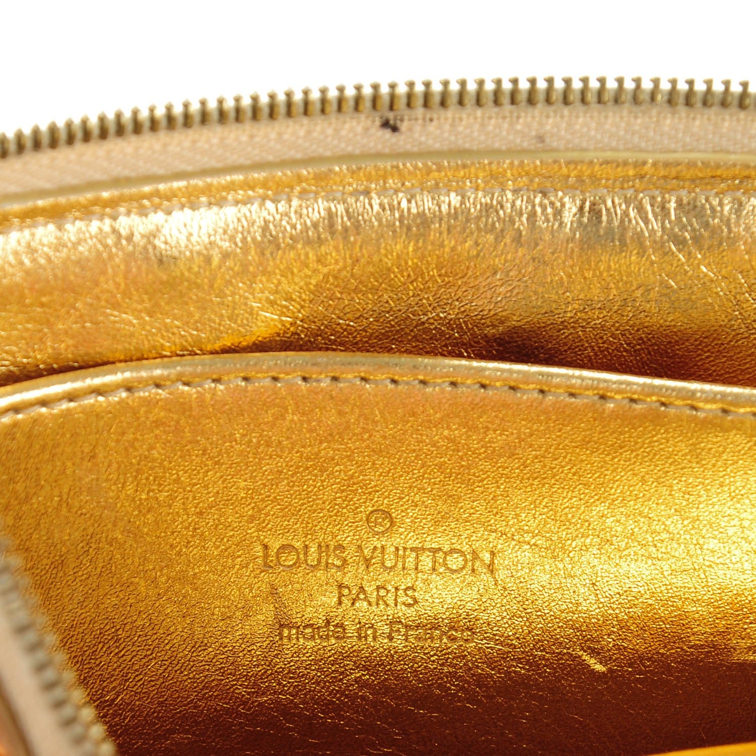 Louis Vuitton Monogram Miroir Trousse Cosmetic Bag Gold 6 of 7