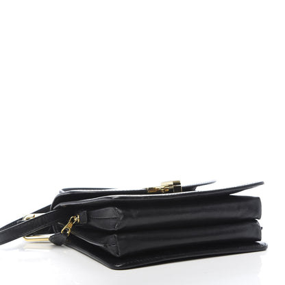 Balenciaga Calfskin Lock Shoulder Bag Black 4 of 8