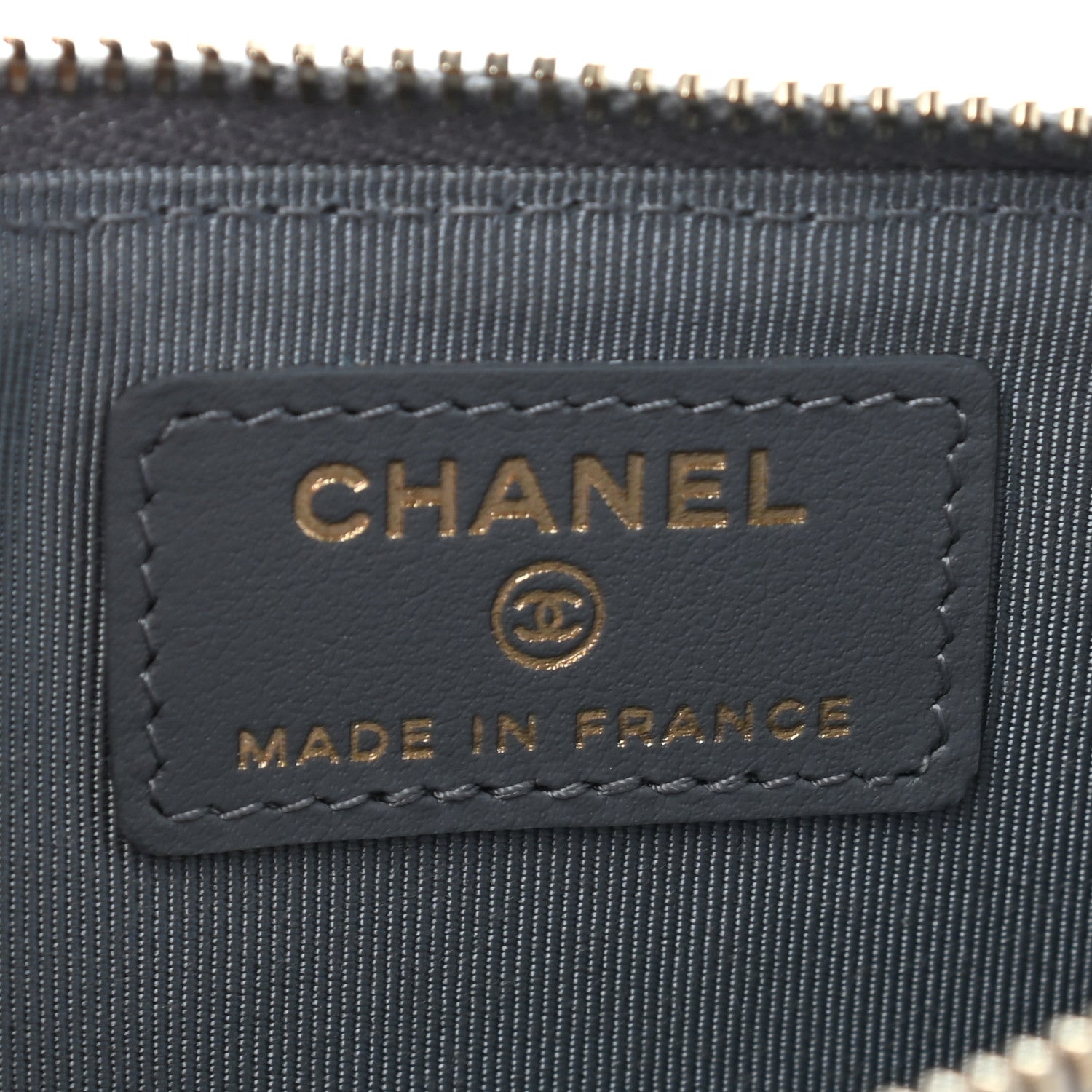 Chanel Caviar Quilted Classic iPhone Pouch Grey 6 of 8