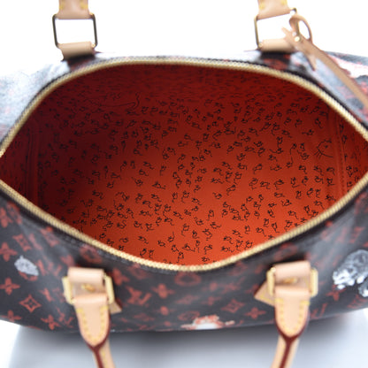 Louis Vuitton Catogram Speedy Bandouliere 30 Marron 5 of 8
