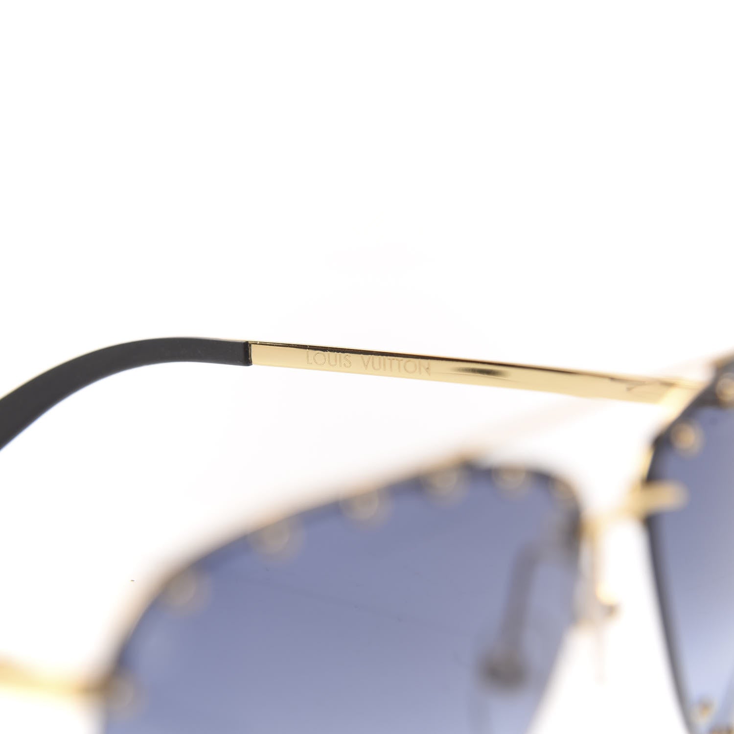 Louis Vuitton The Party Aviator Gradient Sunglasses Z2349U Blue 6 of 8