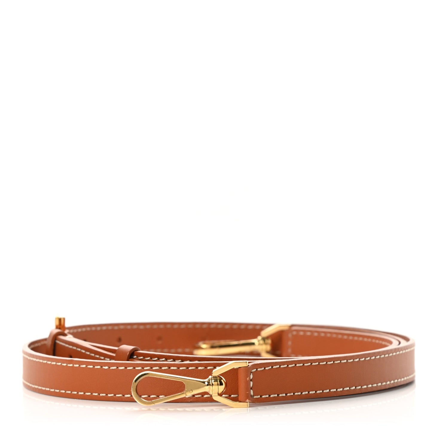 Calfskin Adjustable Shoulder Strap Gold