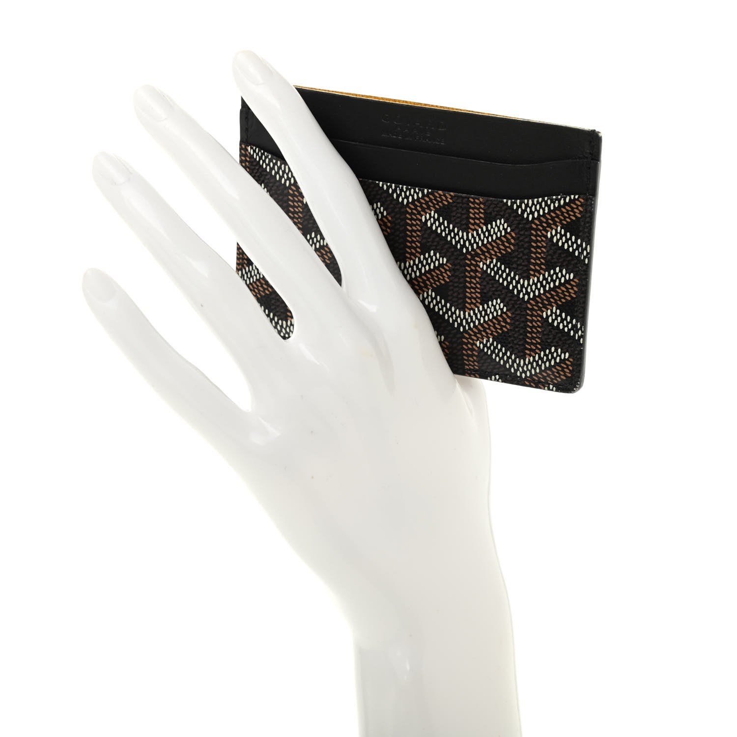 Goyard Goyardine Saint Sulpice Card Holder Black 2 of 9