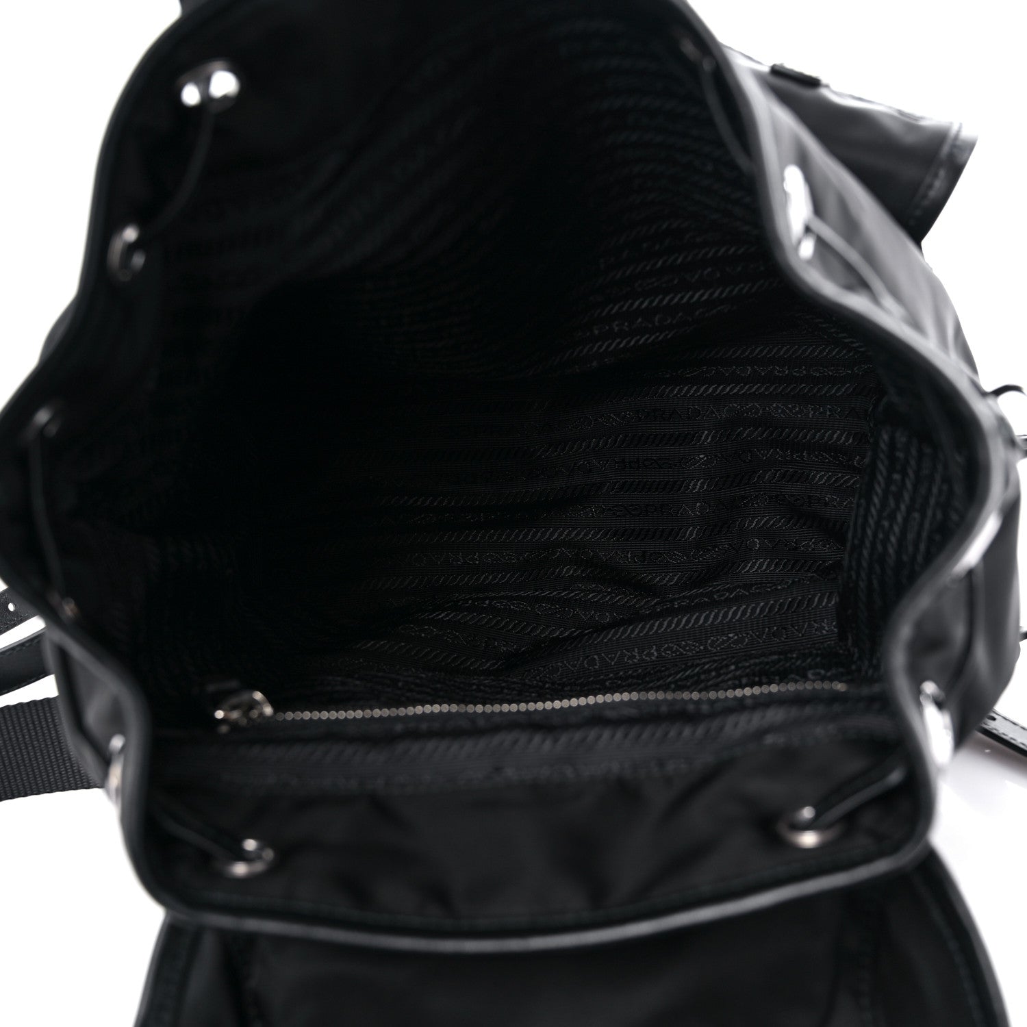 Prada Tessuto Nylon Vela Small Backpack Black 5 of 8