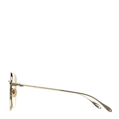 Gucci Metal Fork Square Frame Sunglasses GG1031S Gold 5 of 8