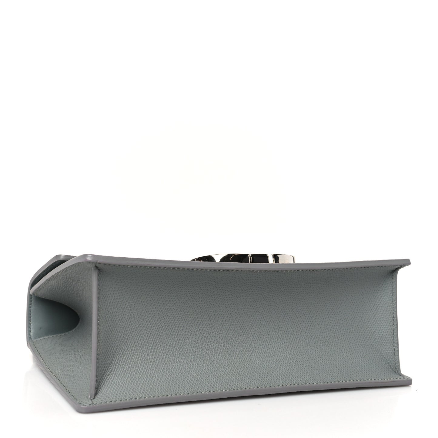 Grained Calfskin 30 Montaigne Chain Flap Bag Grey