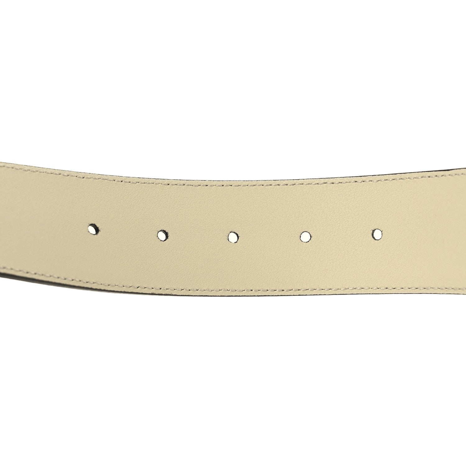 Gucci Calfskin Double G 40mm Belt 80 32 Mystic White 4 of 6