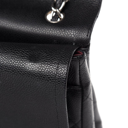 Chanel Caviar Quilted Maxi Double Flap Black 10 of 13