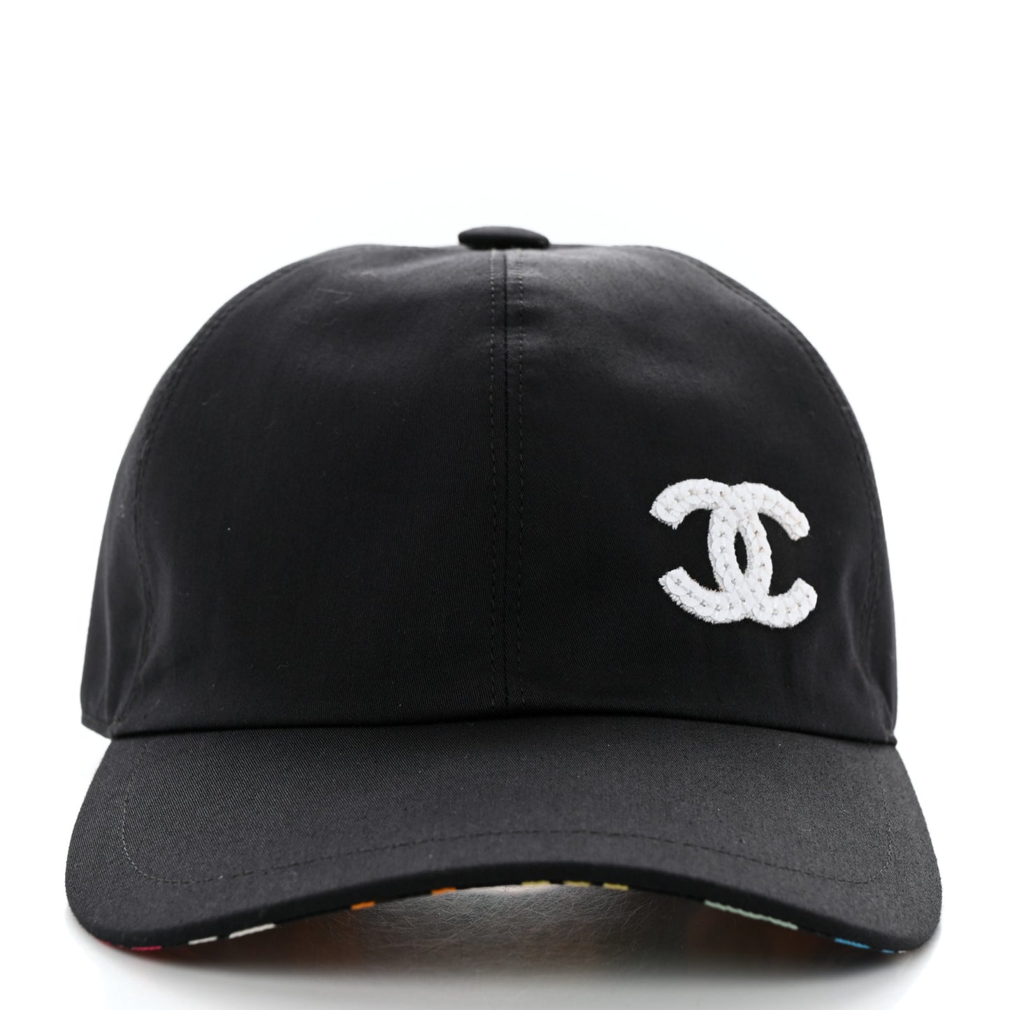 Cotton Sequin CC Cap Hat Black