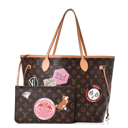 Louis Vuitton Monogram My World Tour Neverfull MM 1 of 8