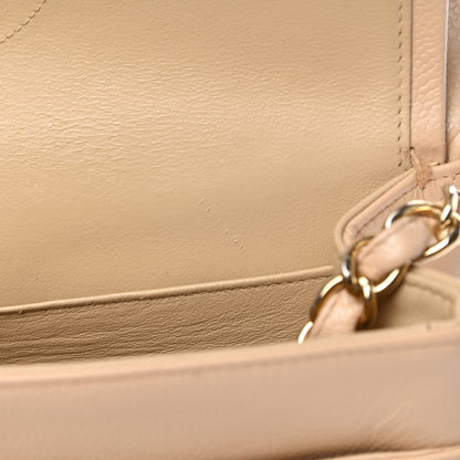 Chanel Caviar Quilted Jumbo Double Flap Beige Clair 12 of 14
