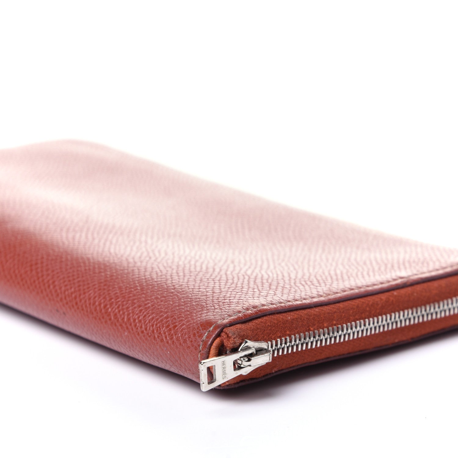 Hermes Epsom Silk'In Wallet Brique 7 of 10