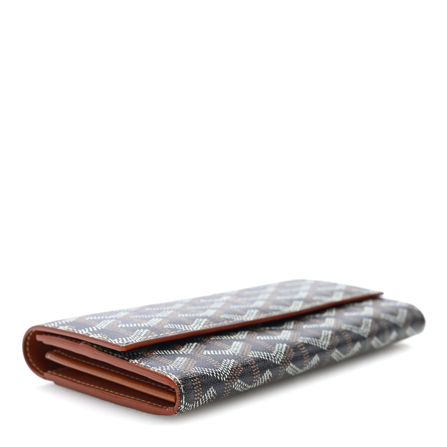 Goyardine Varenne Long Wallet Black Gold