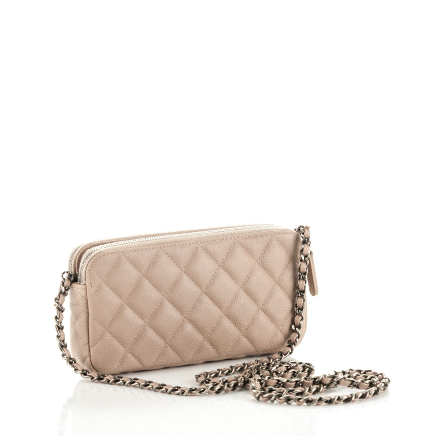 Chanel Caviar Quilted Small Clutch With Chain Dark Beige 3 of 8