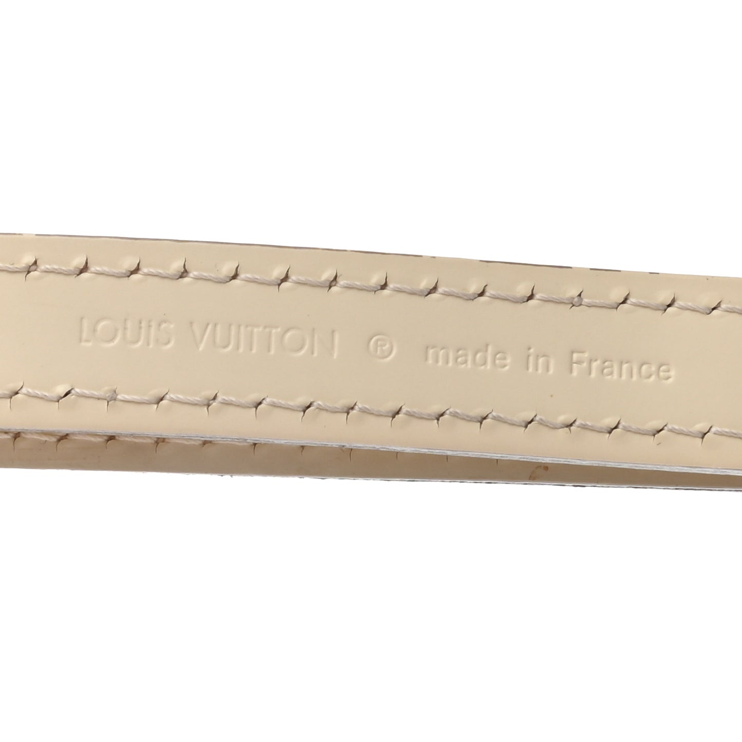 Calfskin Alma 16mm Adjustable Shoulder Strap Ivory