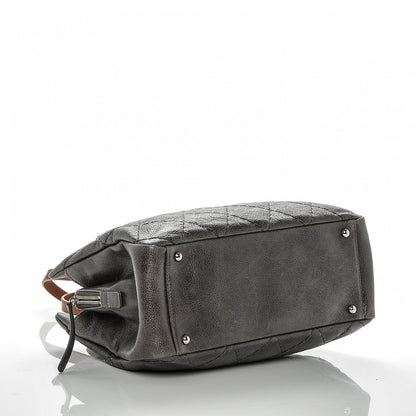 Chanel Glazed Calfskin On the Road Zip Tote Grey 4 of 7