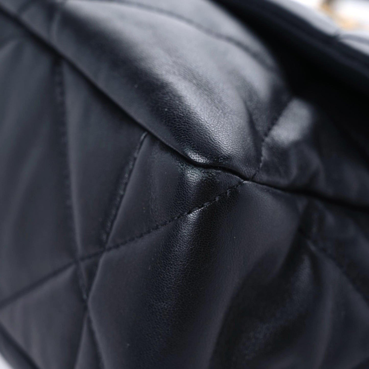 Lambskin Quilted Large Chanel 19 Flap Black