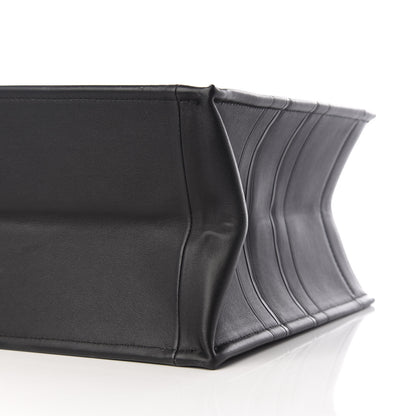 Christian Dior Calfskin Embossed Medium Book Tote Black 8 of 9