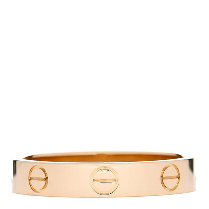 Cartier 18K Yellow Gold 3.5mm LOVE Wedding Band Ring 54 6.75 3 of 5