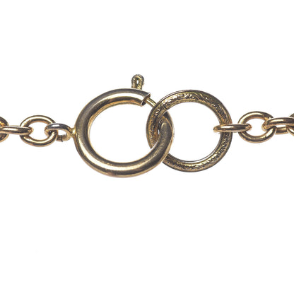 Chanel Coco Quilted Charms Short Necklace Gold 5 of 6