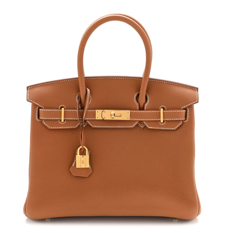 Togo Birkin 30 Gold